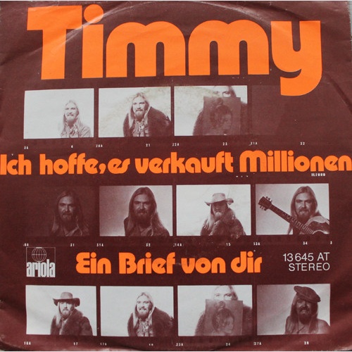 Vinyl / Timmy* - Ich Hoffe, Es Verkauft Millionen