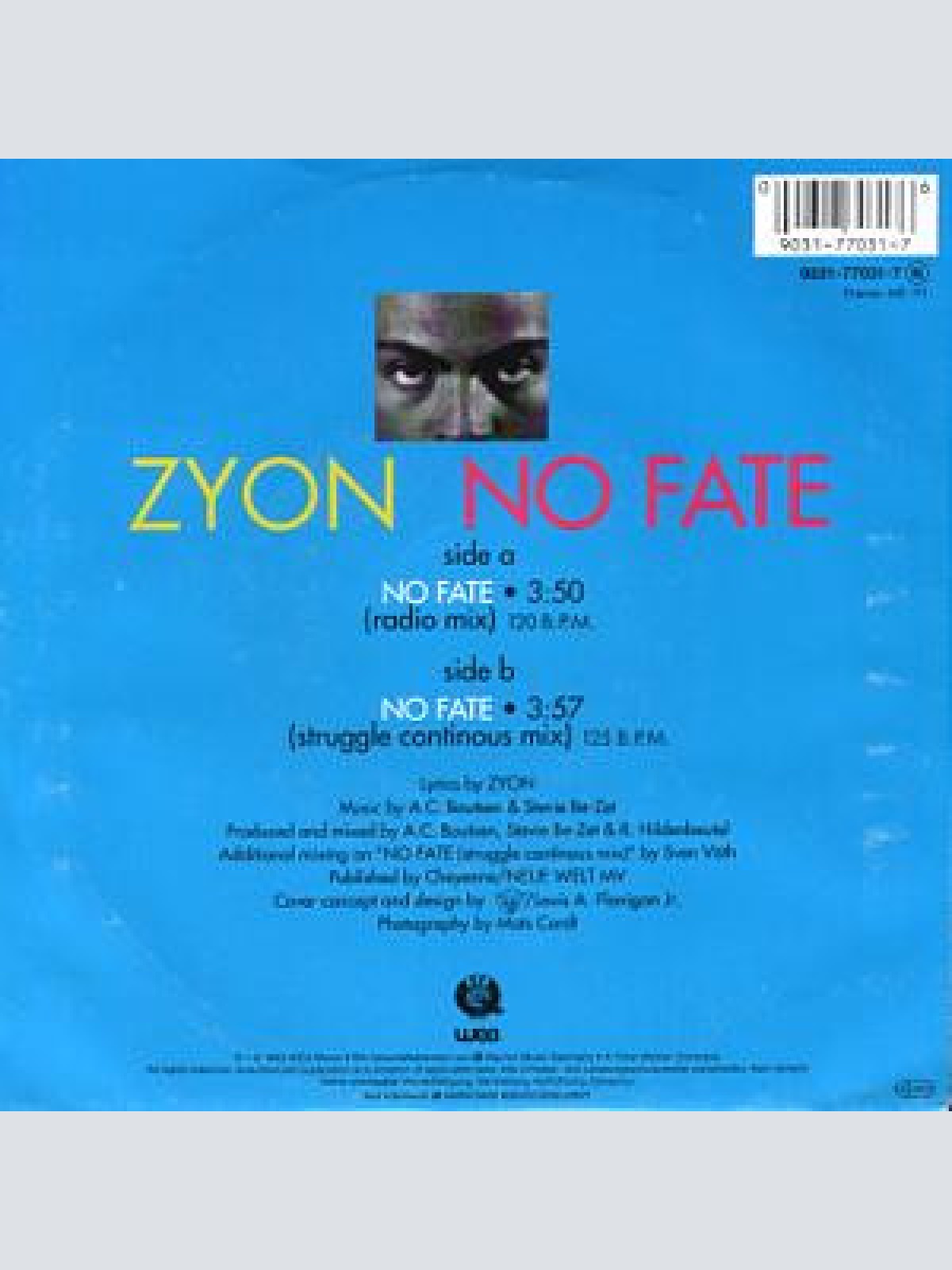 Vinyl / Zyon - No Fate