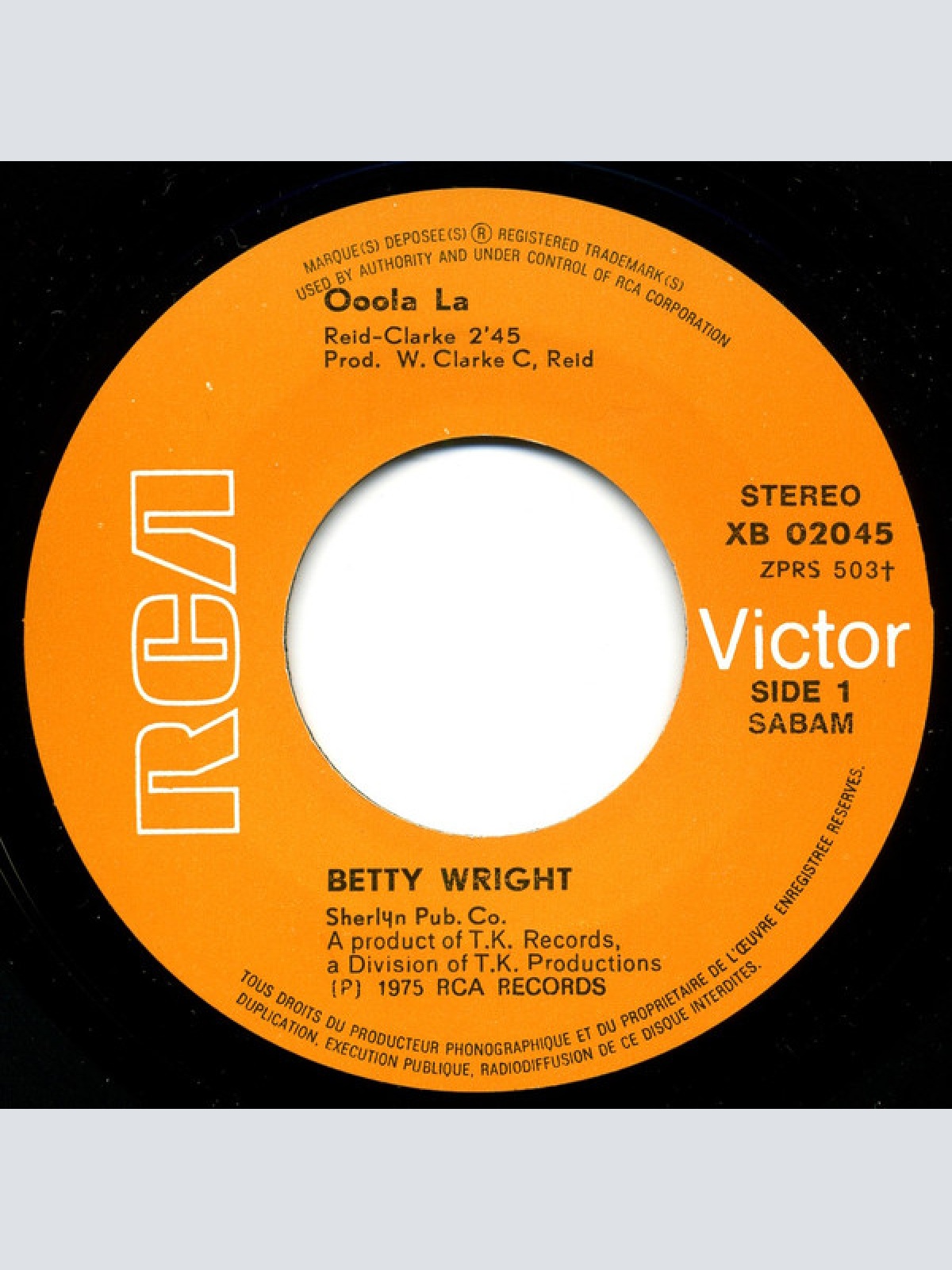 Vinyl / Betty Wright - Ooola La