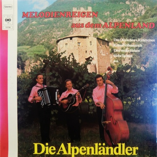 Vinyl / Die Alpenländler - Melodienreigen Aus Dem Alpenland
