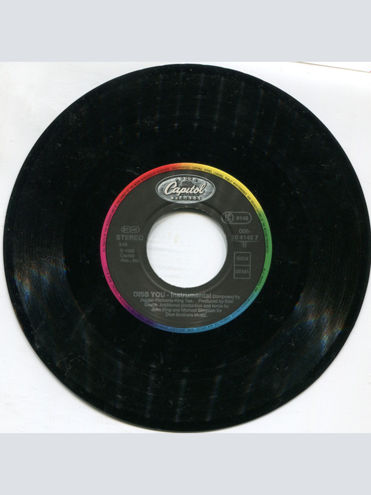 Vinyl / King Tee - Diss You