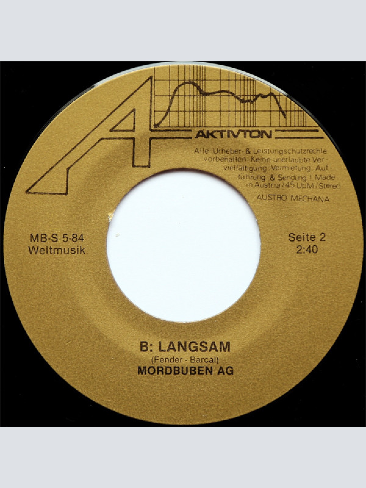 Vinyl / Mordbuben AG - Verbotene Früchte