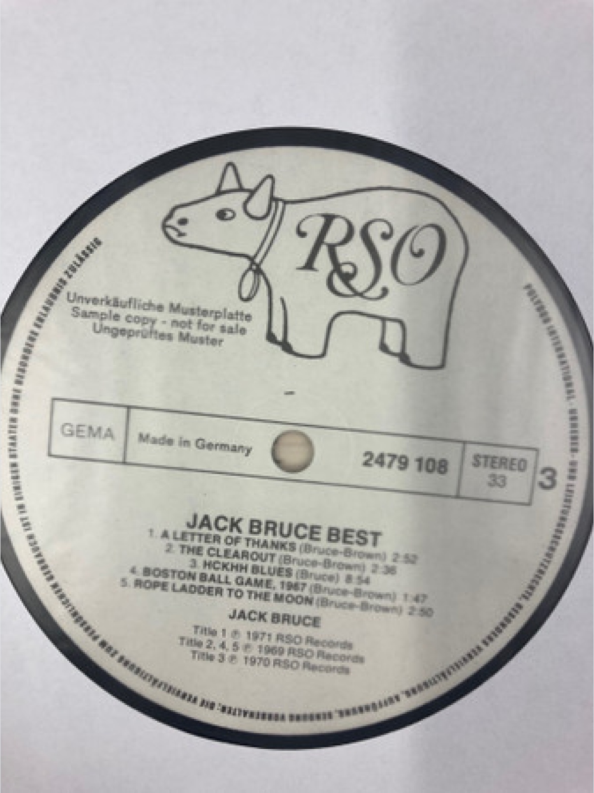 Vinyl / Jack Bruce - Best
