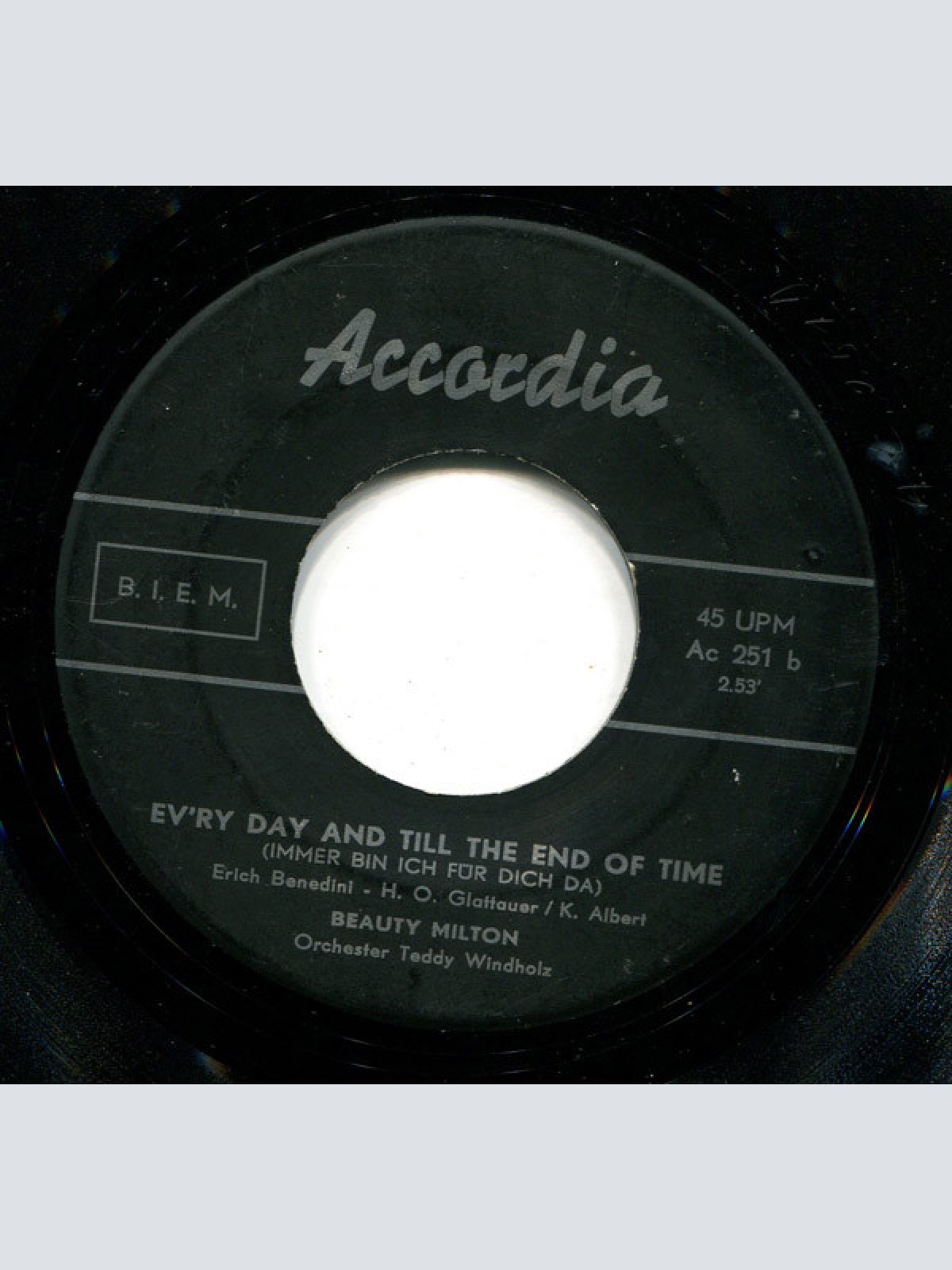 Vinyl / Beauty Milton - Schwarze Engel