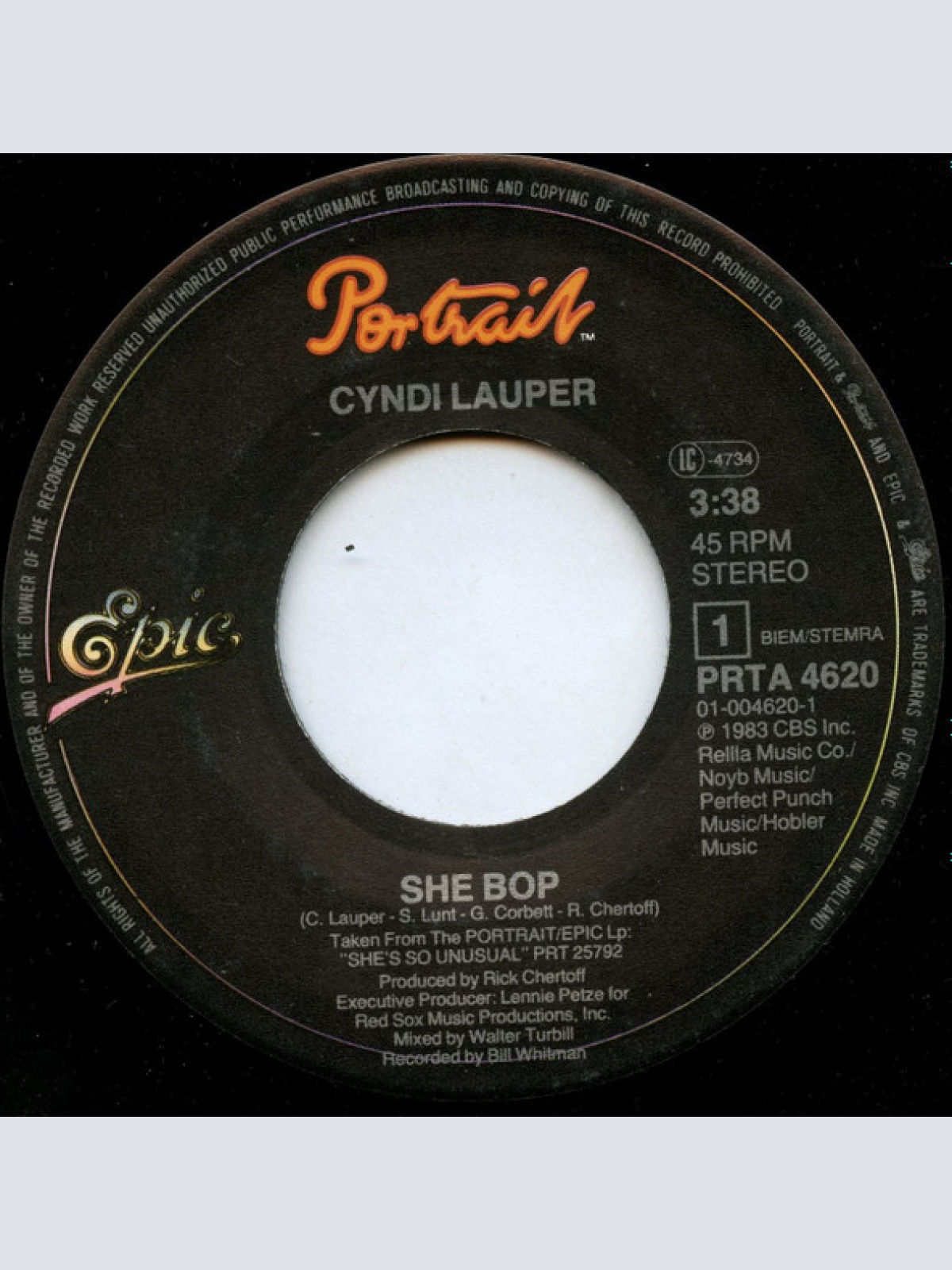 Vinyl / Cyndi Lauper - She Bop