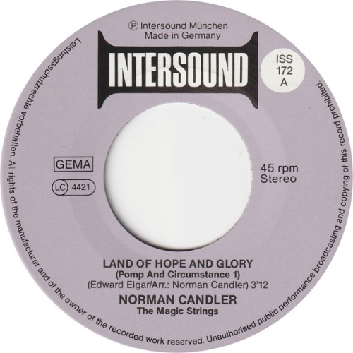 Vinyl / Norman Candler And His Magic Strings - Land Of Hope And Glory / Adagio Cantabile