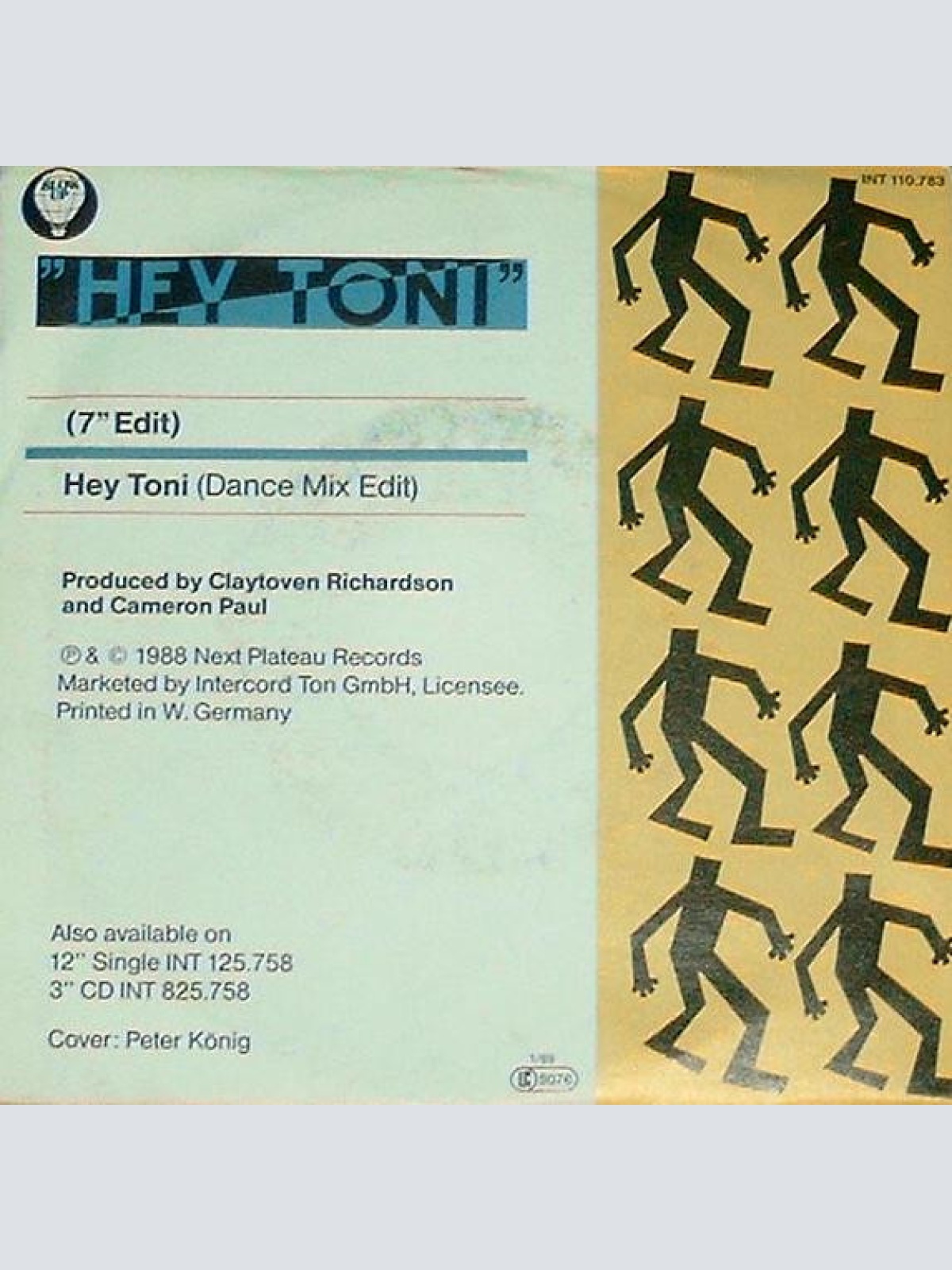 Vinyl / Kirby Coleman - Hey Toni