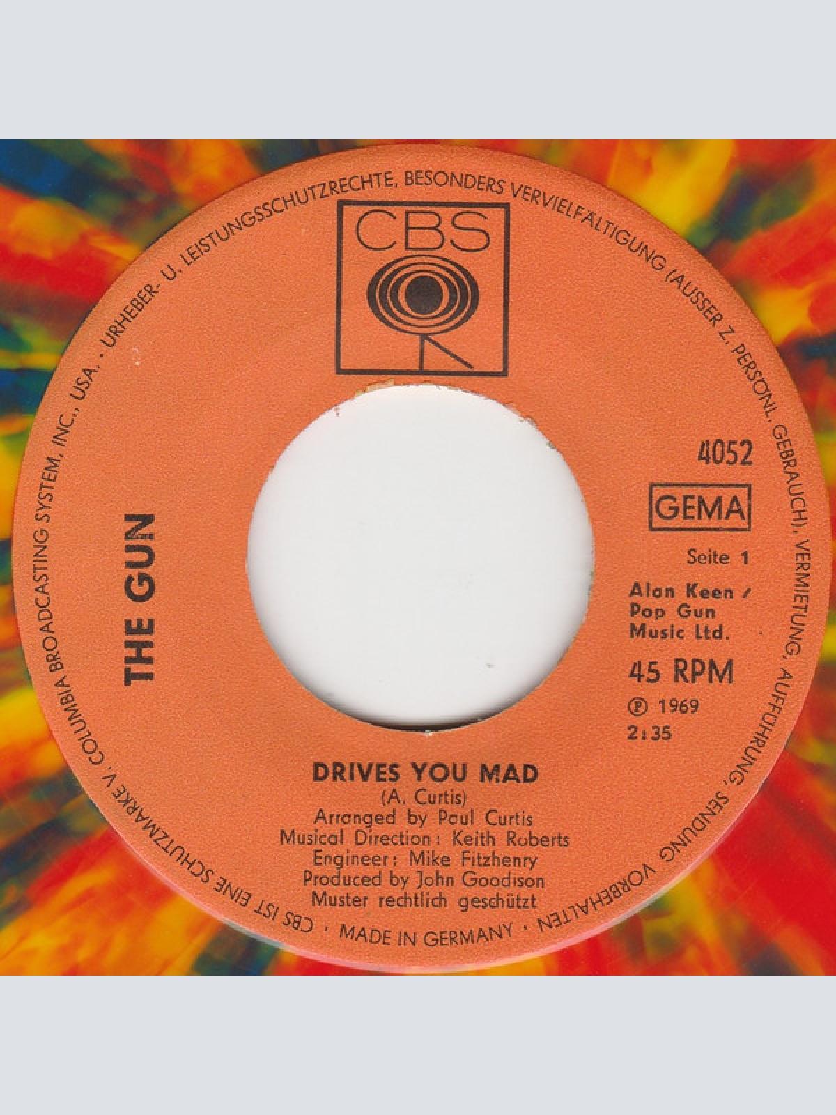 Vinyl / The Gun - Drives You Mad