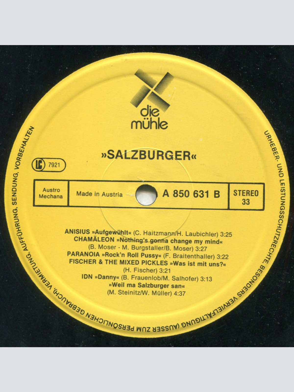 Vinyl / Various - Salzburger