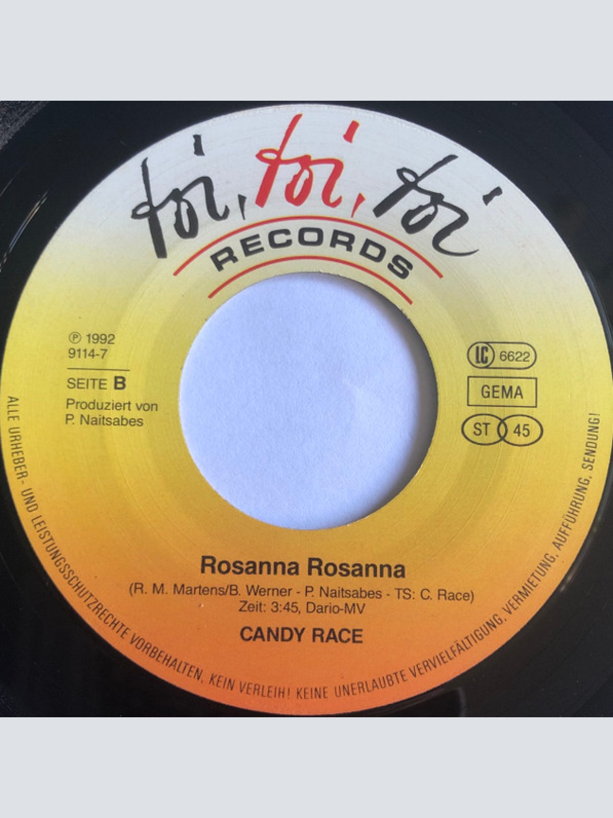 Vinyl / Candy Race - Yes Sir I Can Boogie