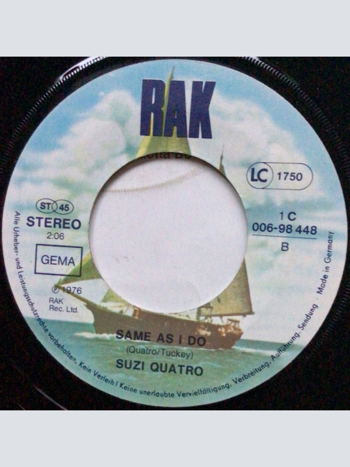 Vinyl / Suzi Quatro - Make Me Smile