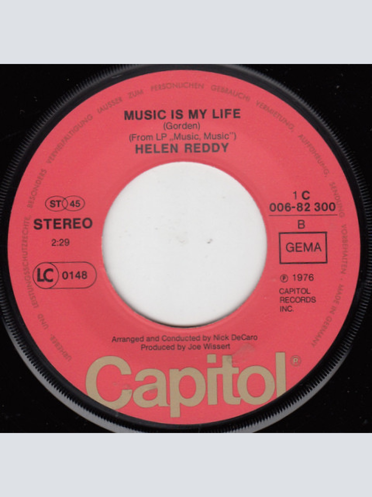 Vinyl / Helen Reddy - I Can't Hear You No More