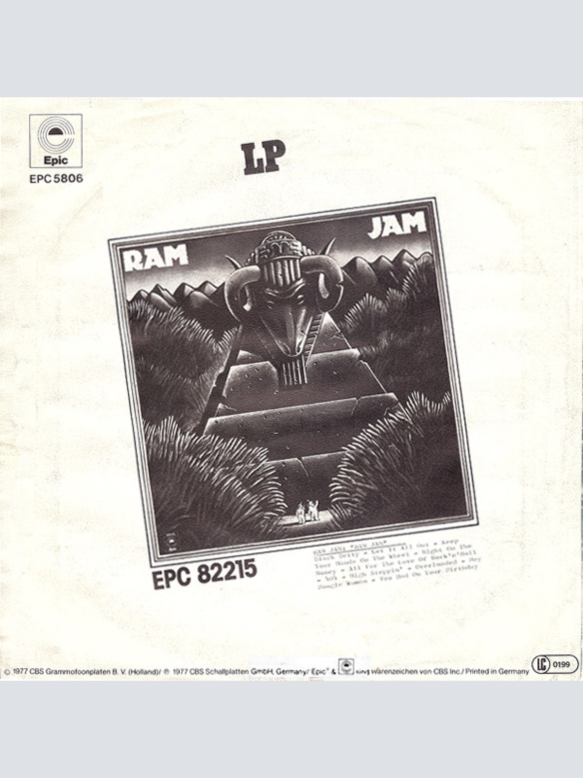 Vinyl / Ram Jam - Keep Your Hand On The Wheel