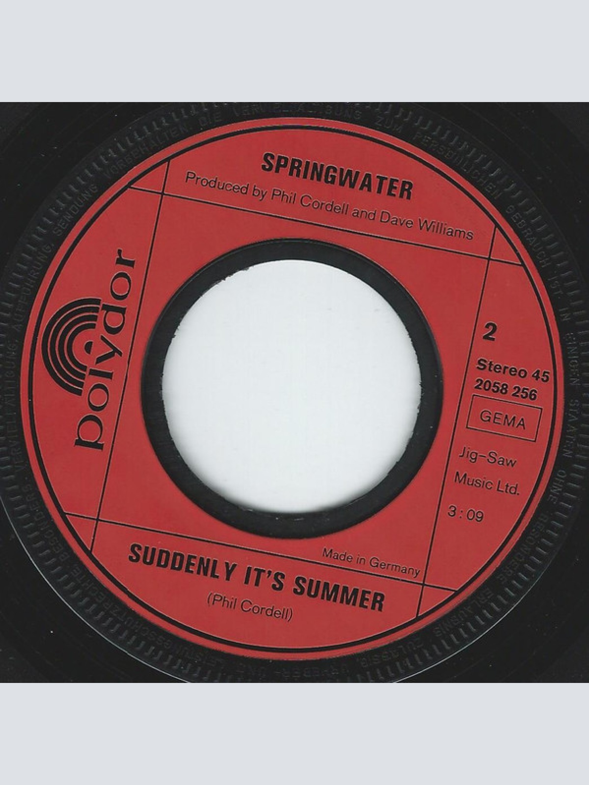 Vinyl / Springwater - Amazing Grace