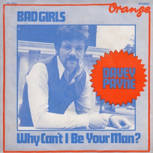 Vinyl / Davey Payne (2) - Bad Girls / Why Can't I Be Your Man?