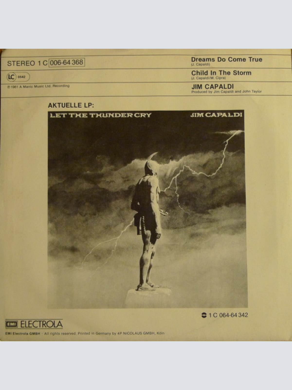 Vinyl / Jim Capaldi - Dreams Do Come True