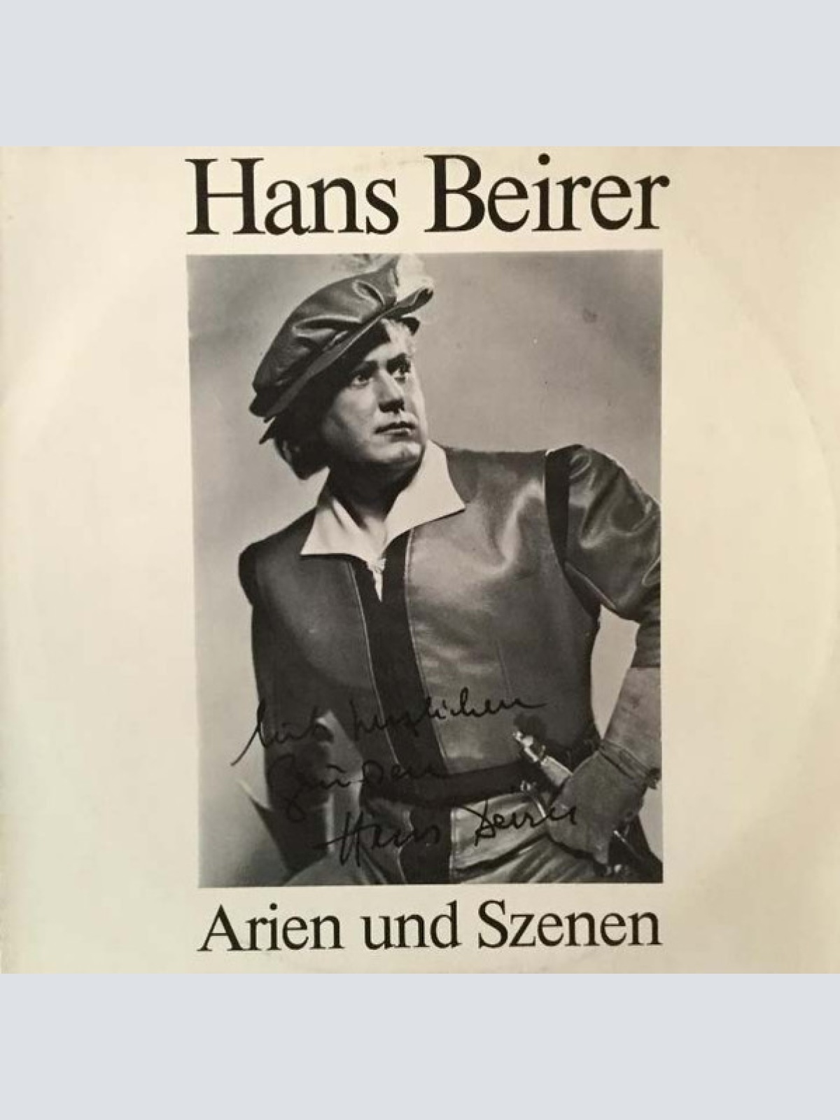 Vinyl / Hans Beirer - Arien und Szenen