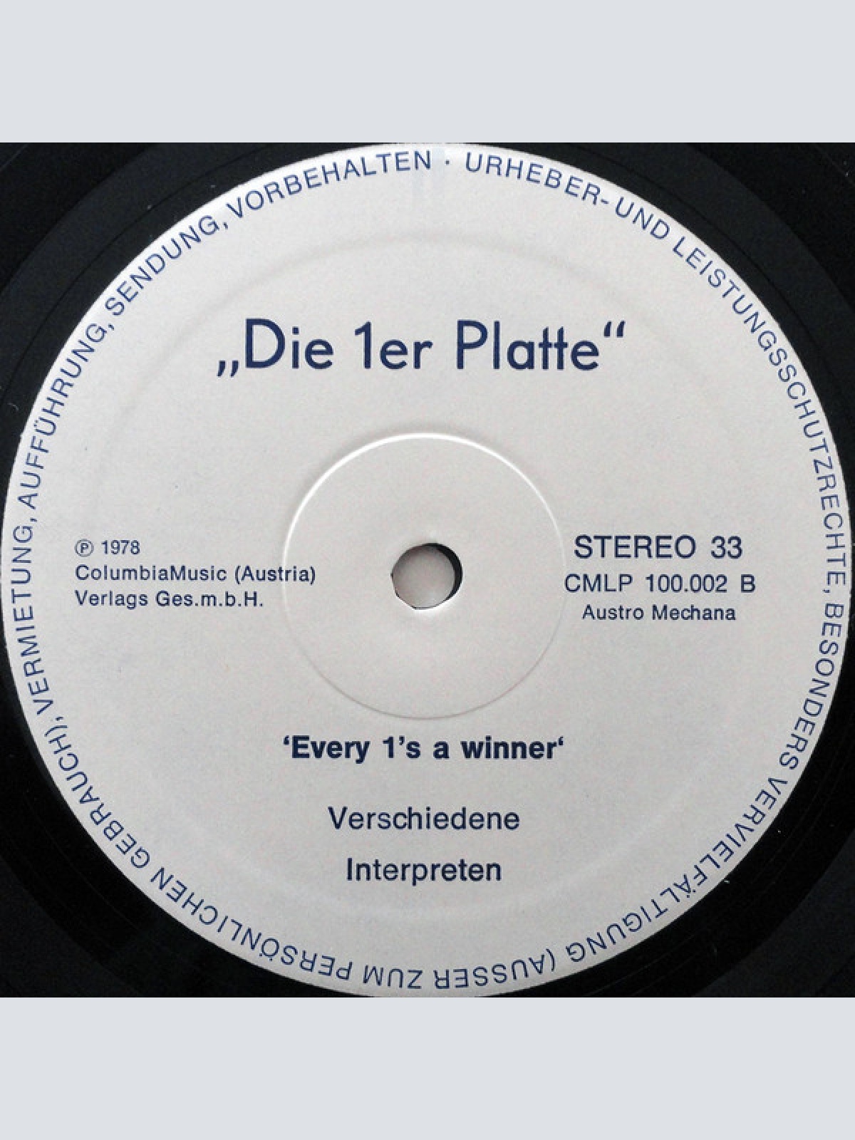 Vinyl / Various - Every 1's A Winner