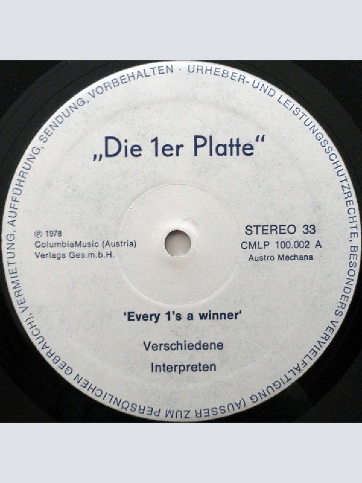 Vinyl / Various - Every 1's A Winner