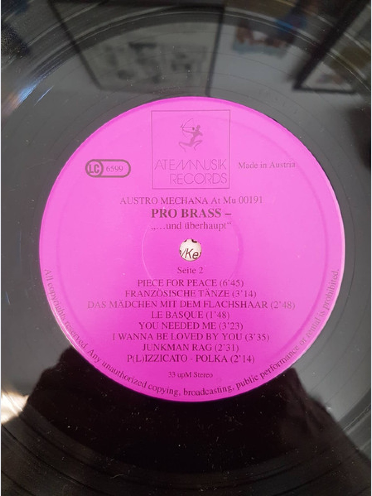 Vinyl / Pro Brass - Die Dritte – Heimatlieder...und überhaupt