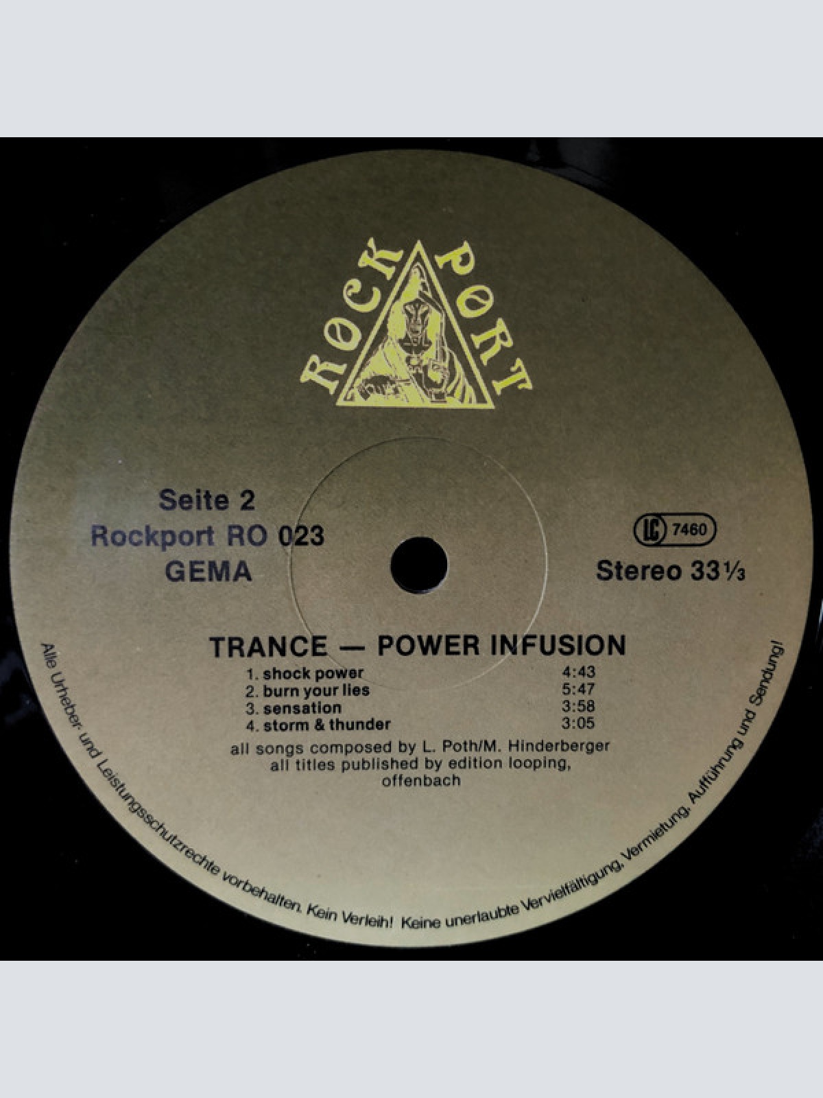 Vinyl / Trance (6) - Power Infusion