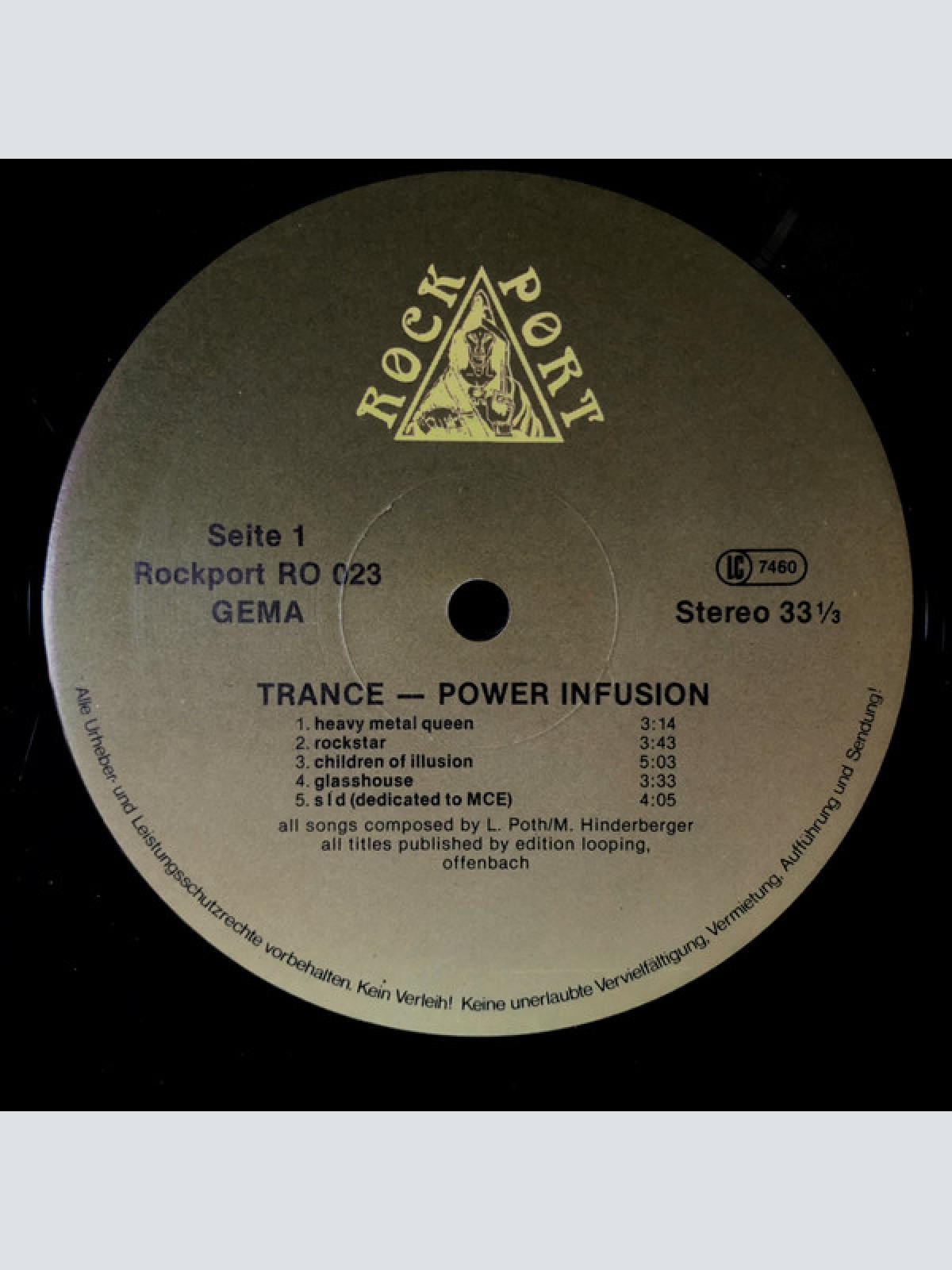 Vinyl / Trance (6) - Power Infusion