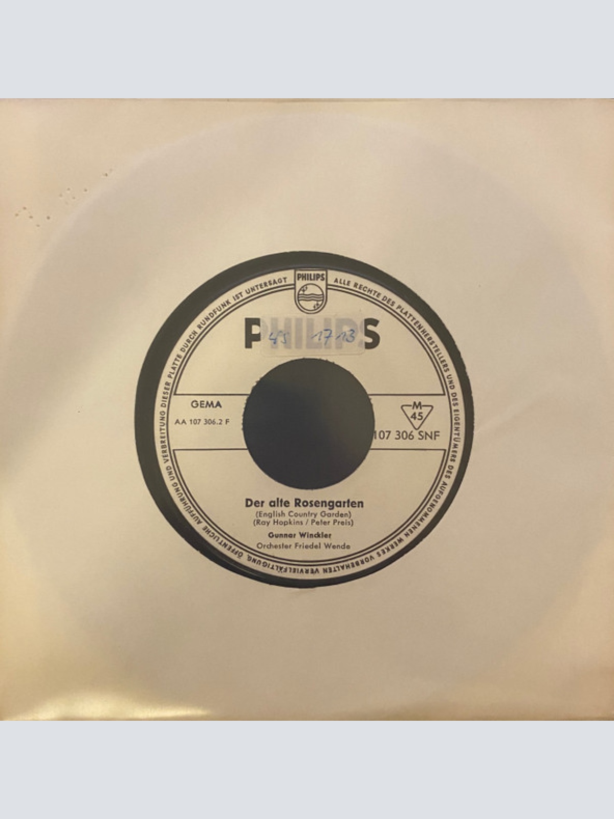 Vinyl / Gunnar Winckler - Vor Meiner Tür