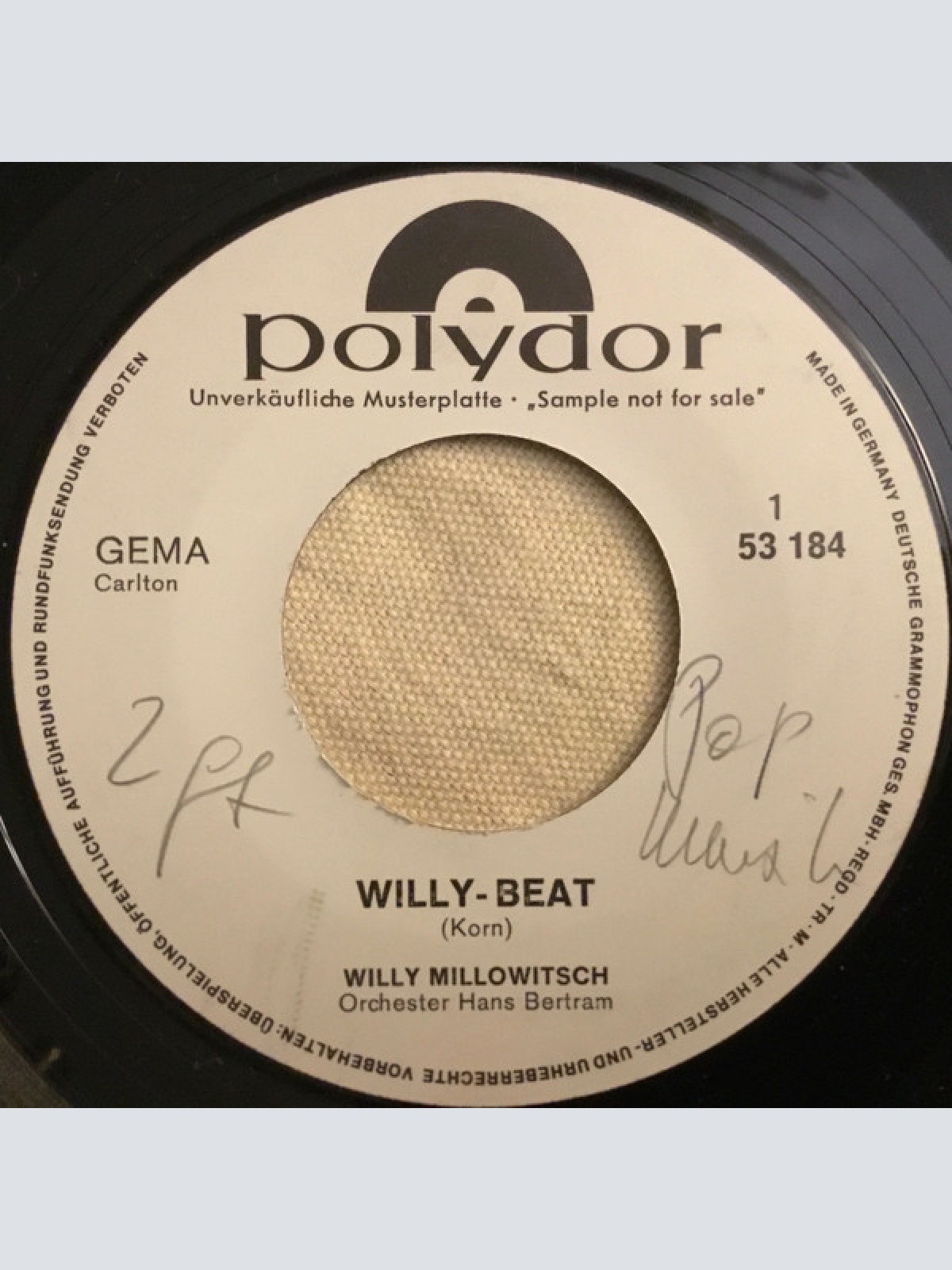 Vinyl / Willy Millowitsch - Willy-Beat / Die Schaschlik-Bud'