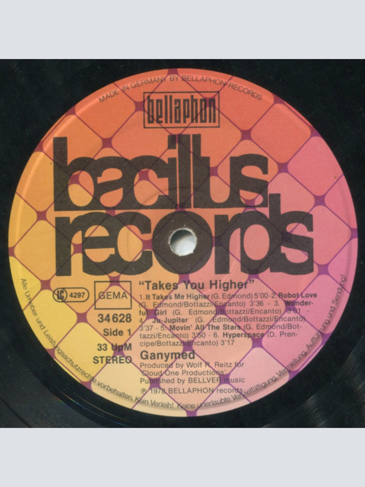 Vinyl / Ganymed - Takes You Higher