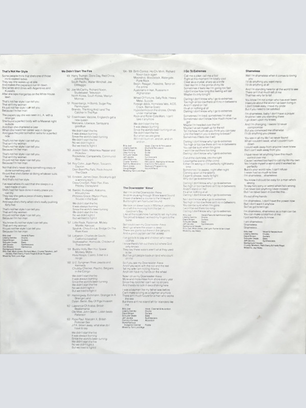 Vinyl / Billy Joel - Storm Front