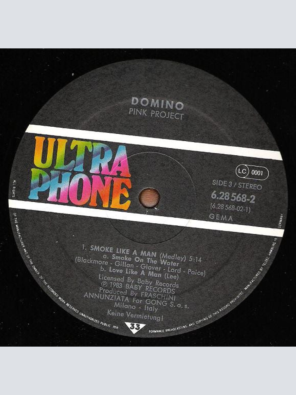 Vinyl / Pink Project - Domino