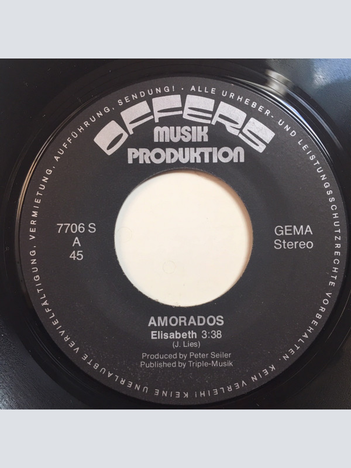 Vinyl / Amorados - Elisabeth