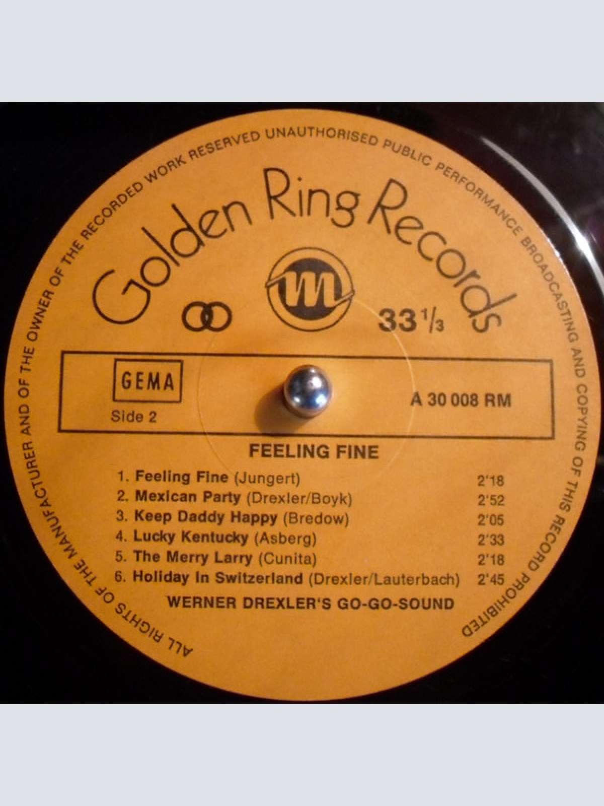 Vinyl / Werner Drexler's Go-Go-Sound - Feeling Fine