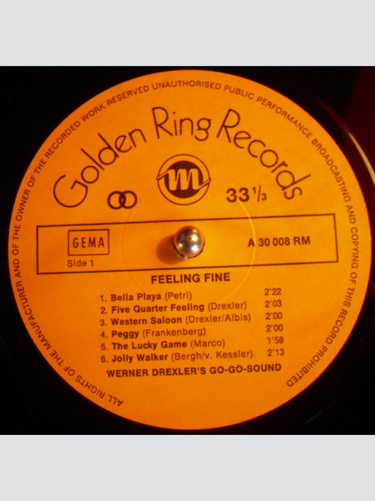 Vinyl / Werner Drexler's Go-Go-Sound - Feeling Fine