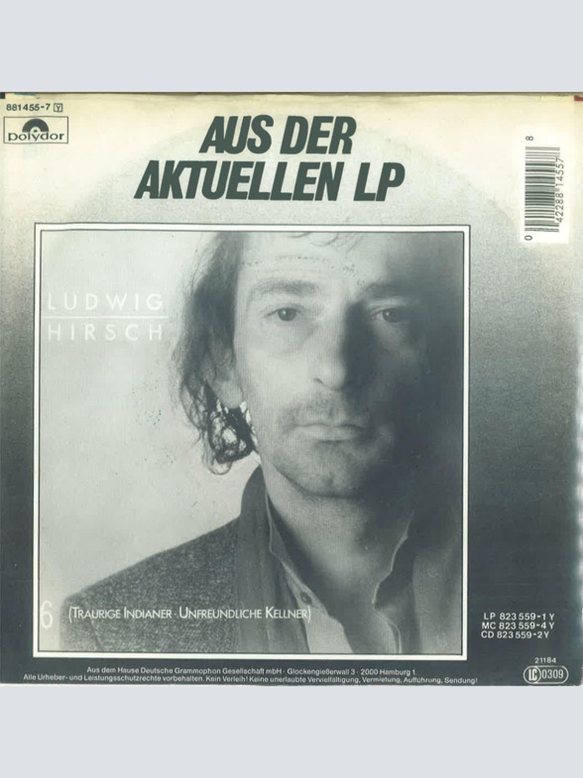 Vinyl / Ludwig Hirsch - Tante Marie