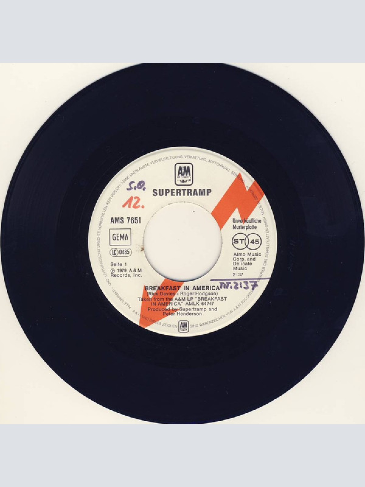 Vinyl / Supertramp - Breakfast In America