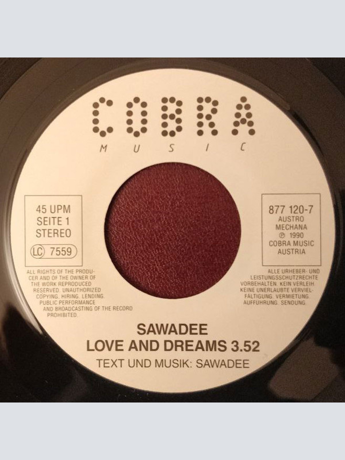 Vinyl / Sawadee - Love And Dreams