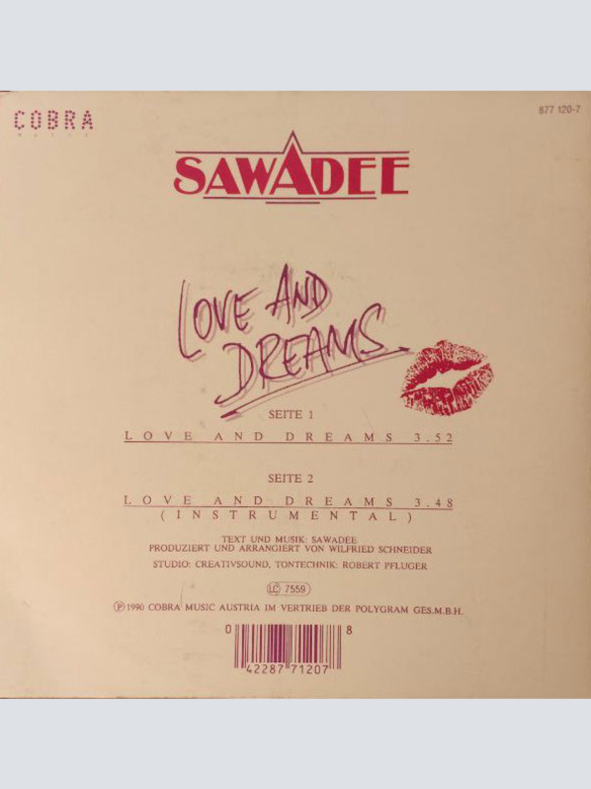 Vinyl / Sawadee - Love And Dreams