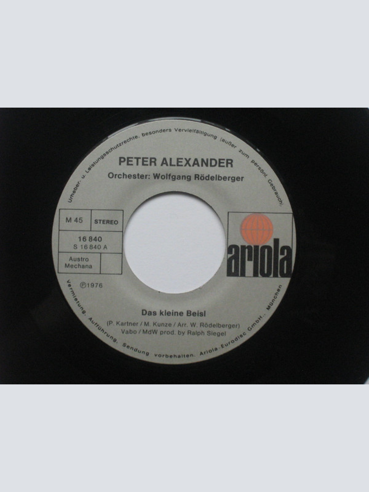 Vinyl / Peter Alexander - Das Kleine Beisl