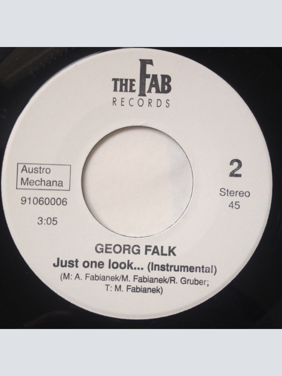 Vinyl / Georg Falk (2) - Just One Look...