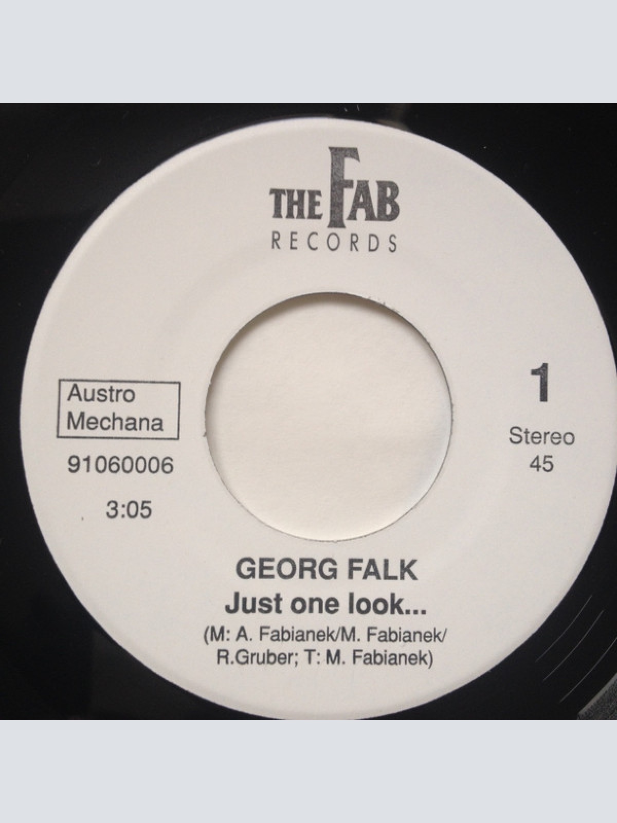 Vinyl / Georg Falk (2) - Just One Look...