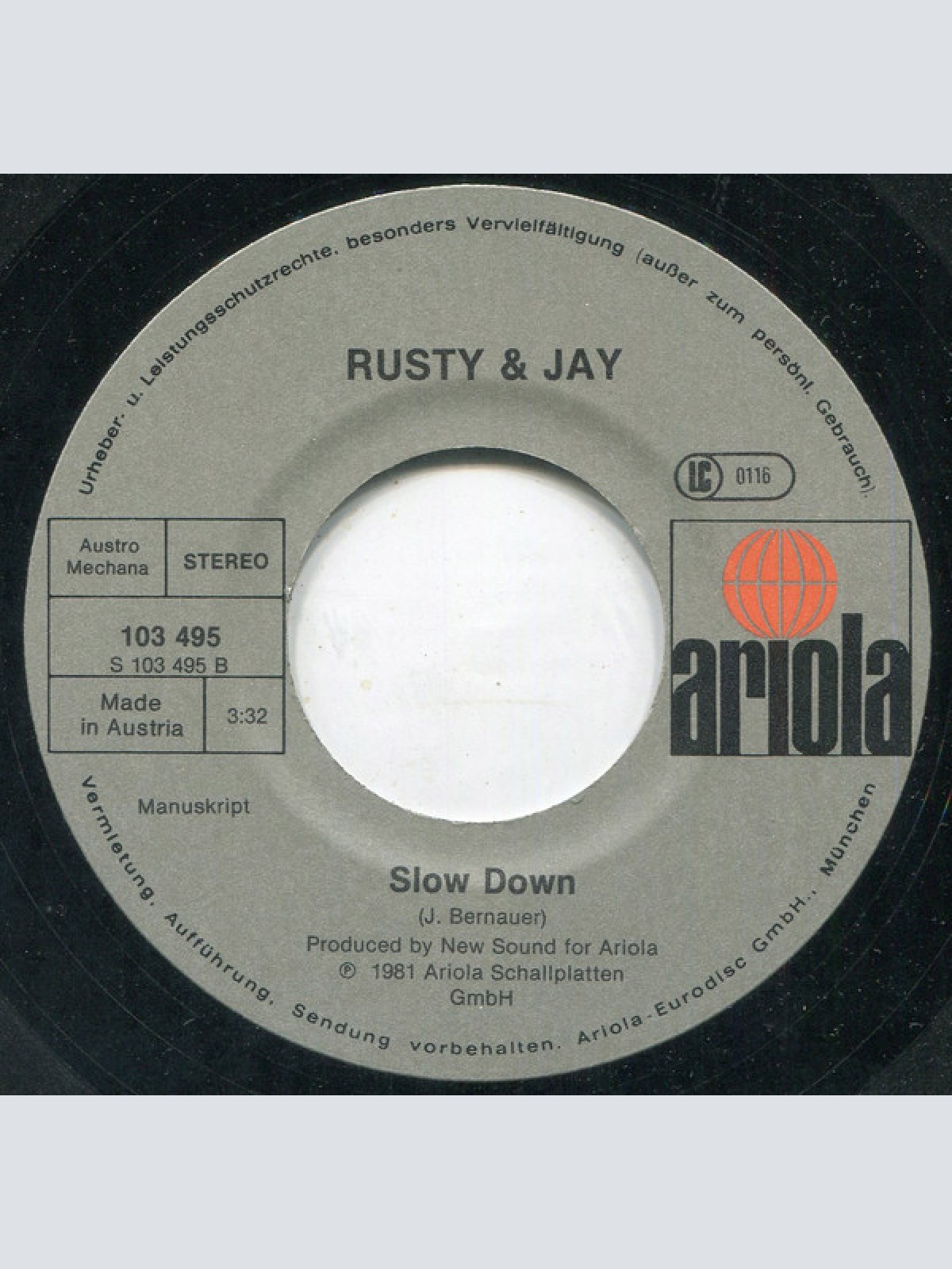 Vinyl / Rusty & Jay - Nashville