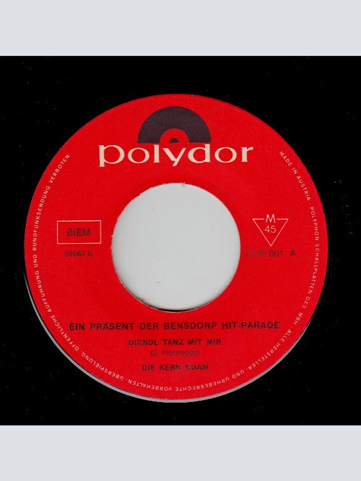 Vinyl / Die Kern Buam - Dirndl Tanz Mit Mir