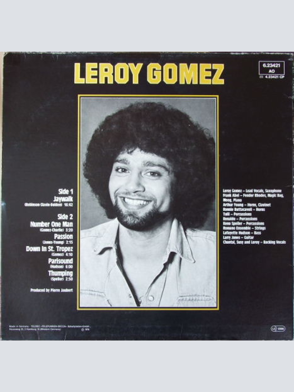 Vinyl / Leroy Gomez - Number One Man
