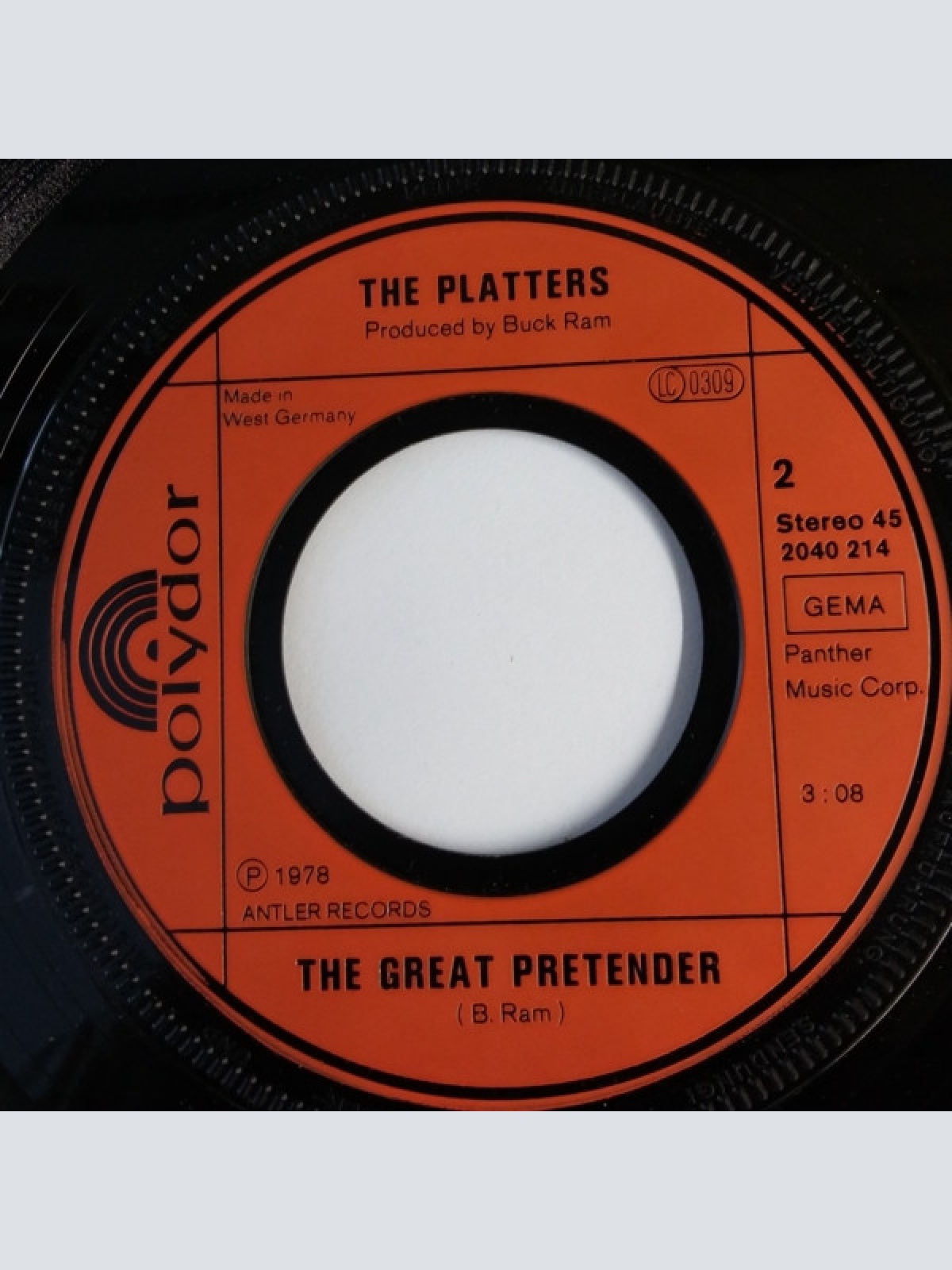 Vinyl / The Platters - Only You / The Great Pretender
