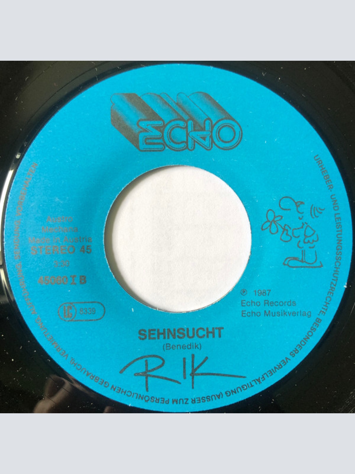 Vinyl / Rik - Desire / Sehnsucht