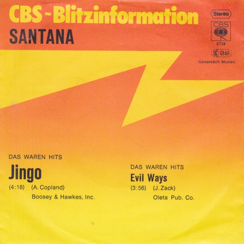 Vinyl / Santana - Jingo / Evil Ways