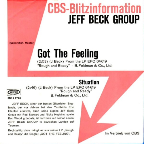 Vinyl / Jeff Beck Group - Got The Feeling