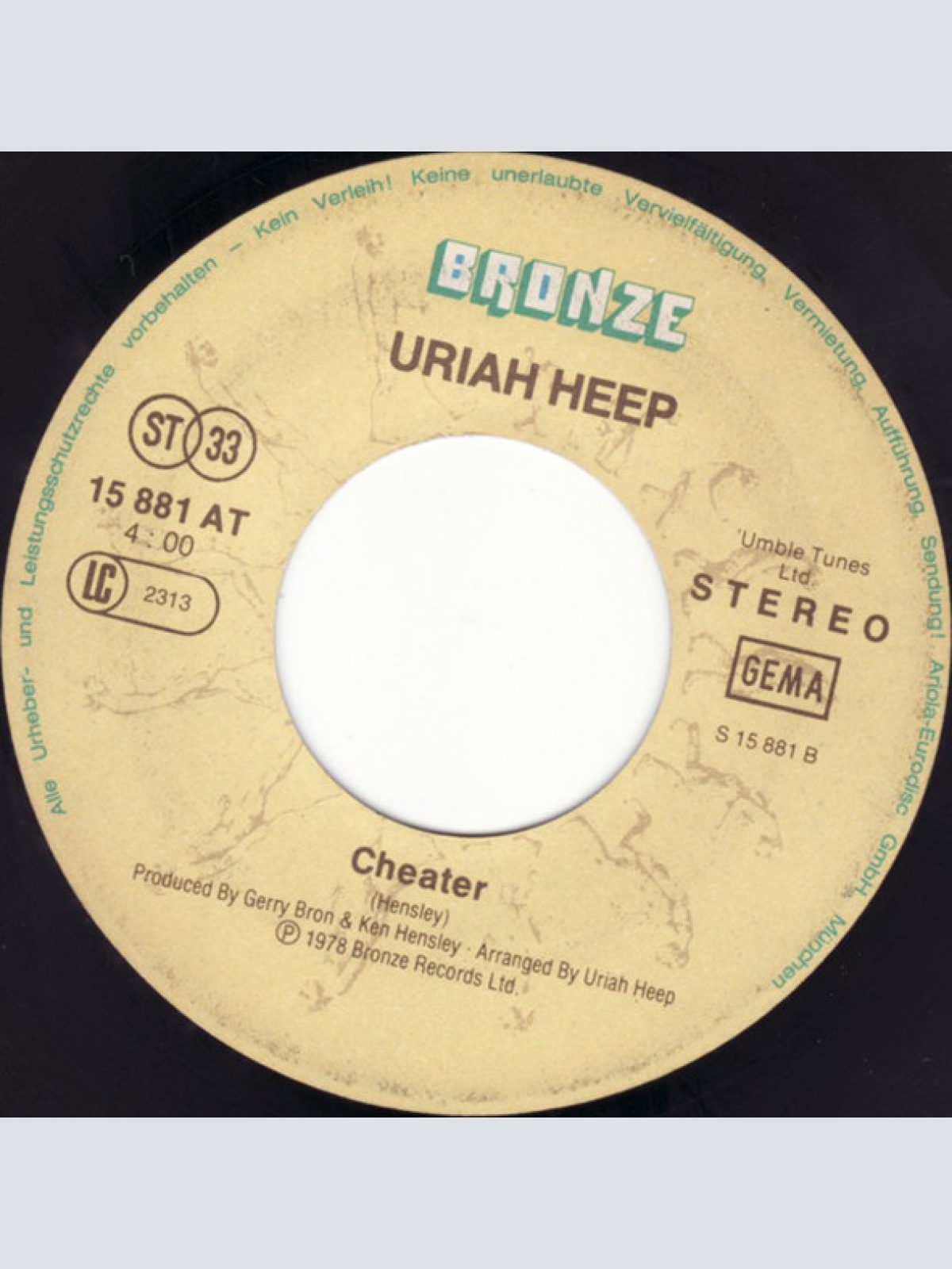 Vinyl / Uriah Heep - Come Back To Me