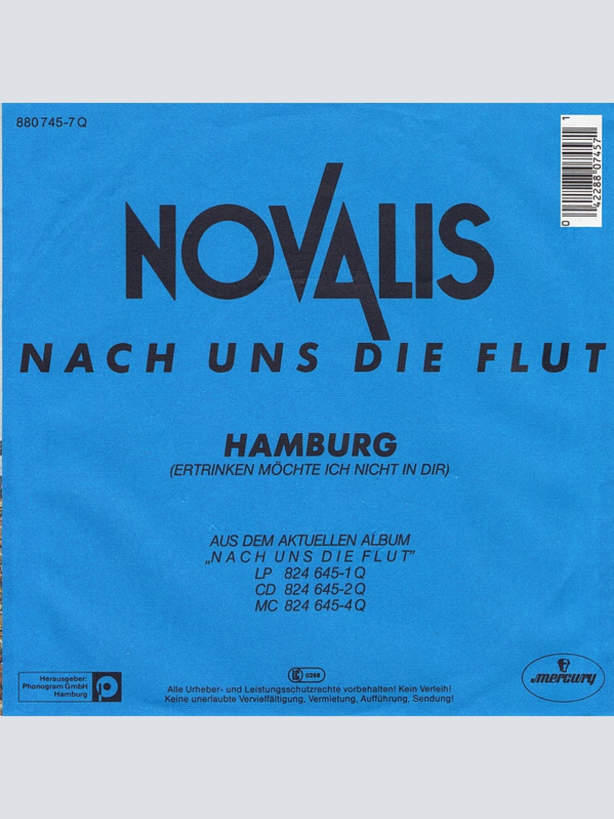 Vinyl / Novalis (3) - Nach Uns Die Flut